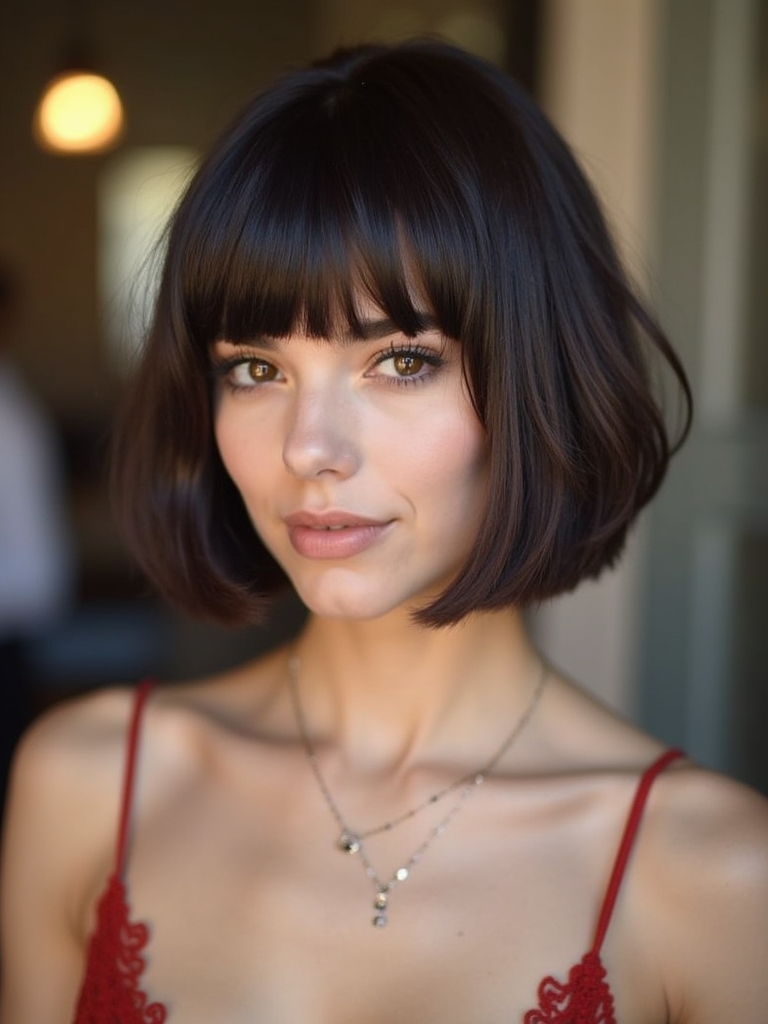 Short Haircuts For Thin Fine Hair: The Shorter Pixie with Fringe