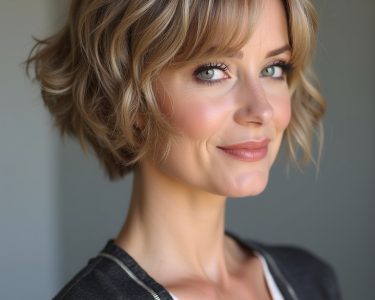 The Softly Stacked Bob for Thin Hair Fine Over 50