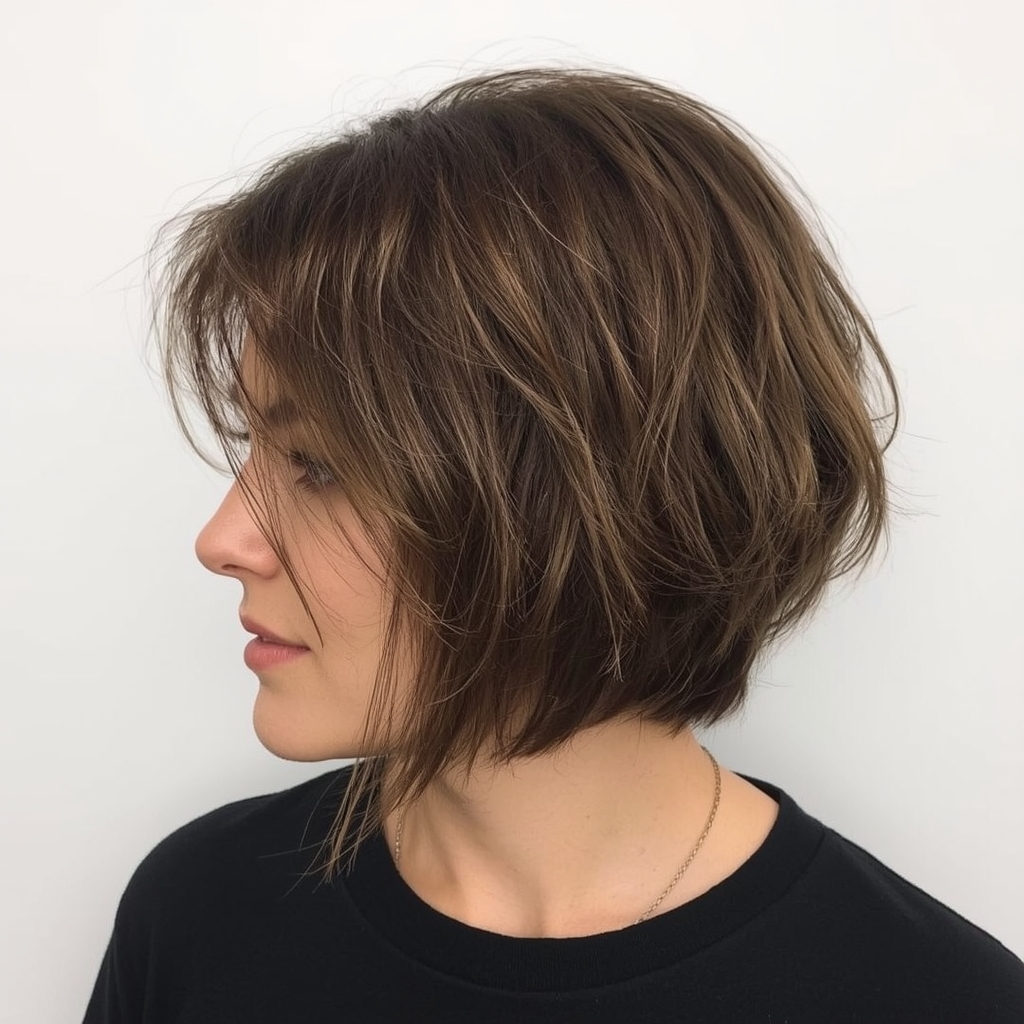 Bobs For Thin Hair Older Women: The Angled Bob