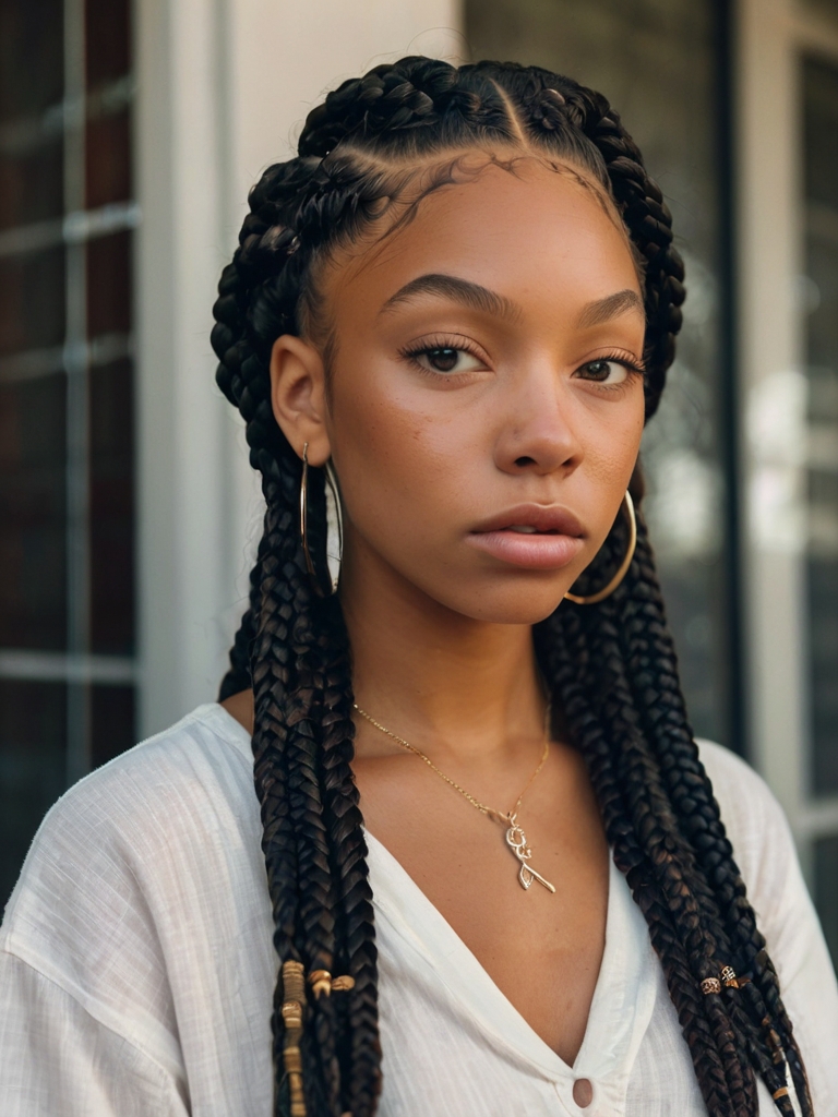 The Latest Hair Braids: Stitch Braids